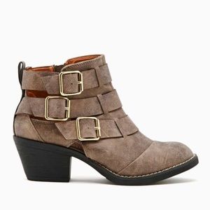 Report taupe Aydin booties